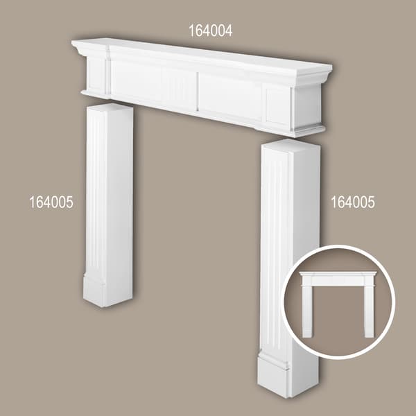 Dekorative pejs Profhome 164005 stil klassisk