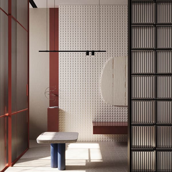 Profhome 159906-box 1 låda innehåller 8 paneler 3D väggpanel Väggpanelering i modern stil | 2,56 m2