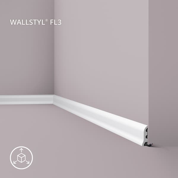 Golvlist NMC WALLSTYL FL3 stil tidlös / klassisk