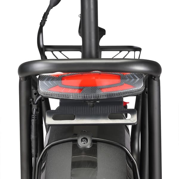 Sammenfoldelig Elcykel SINOHON A20, 20-tommer Fat Tires, 1050Wh Batteri, Sort