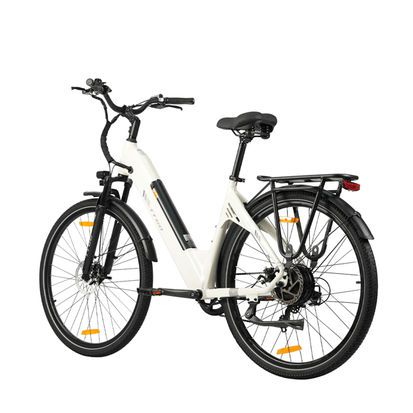 Elstadscykel TTGO C3SE, 36V 18Ah batteri, 28” däck, vit