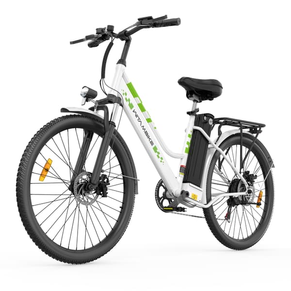 Elcykel Witambike C26, 250W 26\" 80km Räckvidd, Vit
