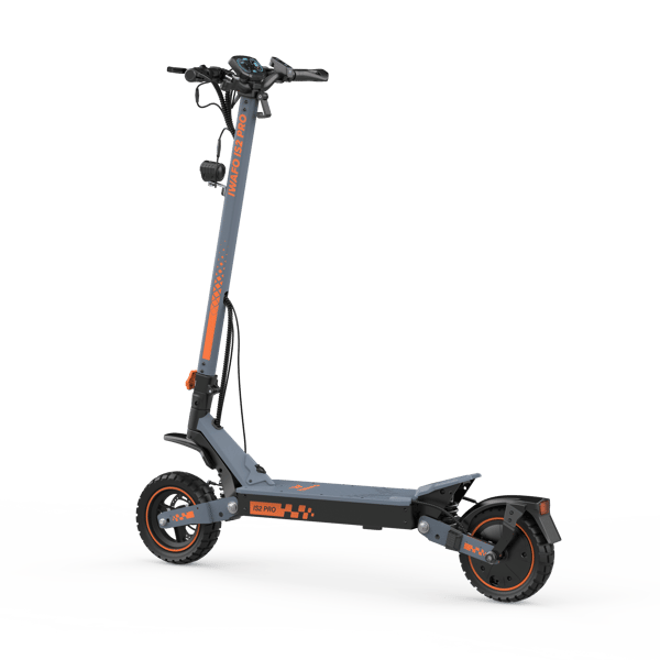 Sammenklappelig El-Scooter IWAFO IS2PRO, Off-Road, Sort