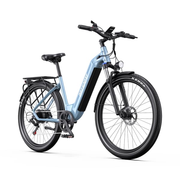 Stadselcykel ONESPORT WT05, 36V 18.2Ah, Momentsensor, 27.5\", Blå
