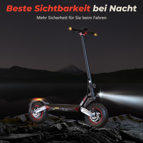 El-løbehjul Circooter R3, foderbar, maks. 20 km/t, sort