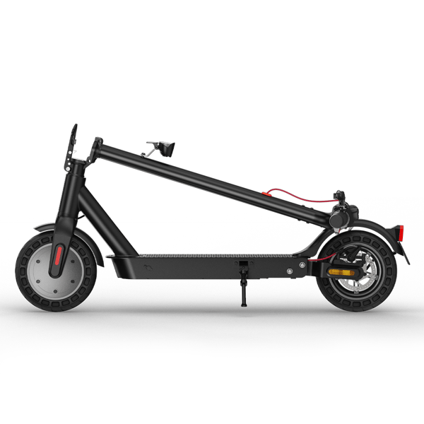 E9T MAX Electric Scooter, 10” Honeycomb Tires, Foldable Commuter, Black