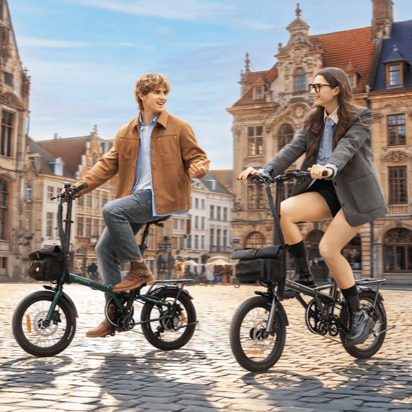 ENGWE ZIP Lättvikts Hopfällbar Elcykel 16\", 250W, Momentsensor, Grå