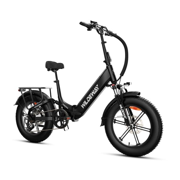 WILDEWAY Torpedo 20\" Fat Tire Elcykel 48V 15Ah, Sort