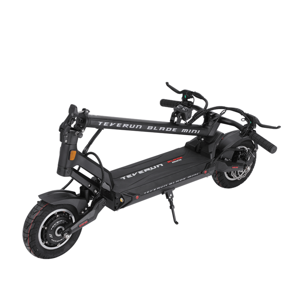 El-løbehjul Teverun Blade Mini Pro, dobbelt motor, NFC-display, sort