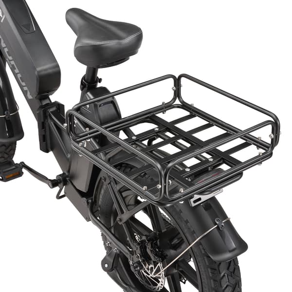 Elcykel SINOHON Delivery, Dubbla batterier Långfärdsleverans E-cykel, Svart