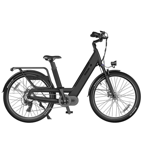 VITILAN L5 Urban Commuter Elcykel - Momentsensor - Sort