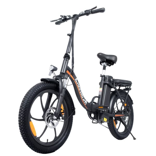 CHEEVALRY C16 20\" Foldbar Elcykel, 250W 48V 16AH, By Pendler E-cykel, Sort