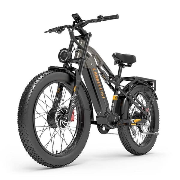 Elcykel LANKELEISI MG800Max, 2000W dubbelmotor, terräng, grå