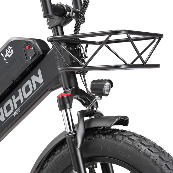 Elcykel SINOHON Delivery, Dubbla batterier Långfärdsleverans E-cykel, Svart