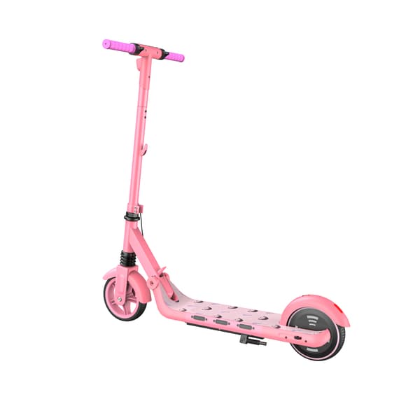 Elektrisk sparkcykel för barn KIDDOWE K2, 12 km räckvidd, 6,5\" solida däck, rosa