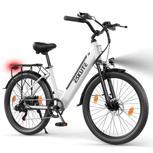 Elcykel til bybrug Eskute C100 Plus, pendler til voksne