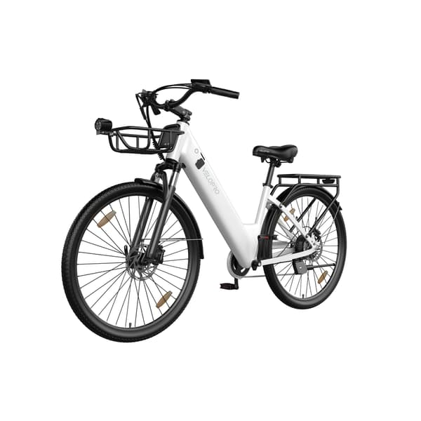 Elcykel 250W Velopro C1PRO, 36V 18Ah, Vit