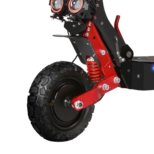 El-scooter SUNNIGOO X7, dobbelt motor, 48V 21Ah batteri, 11" luftdæk, sort