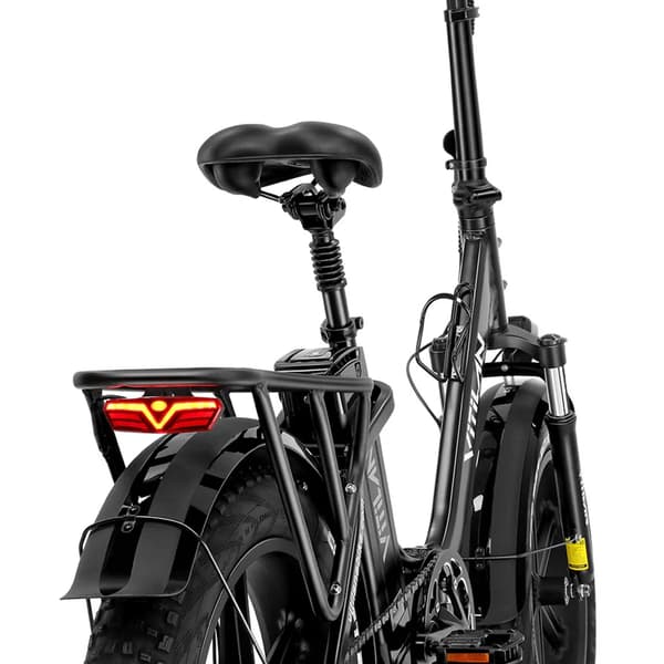 Vitilan U7 2.0 Sammenklappelig Elcykel - 20" - Step-thru - Sort