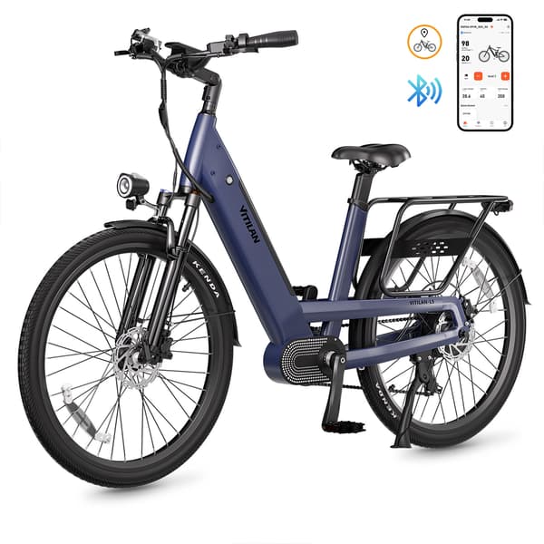 VITILAN L5 Urban Commuter Elcykel - Momentsensor - Blå