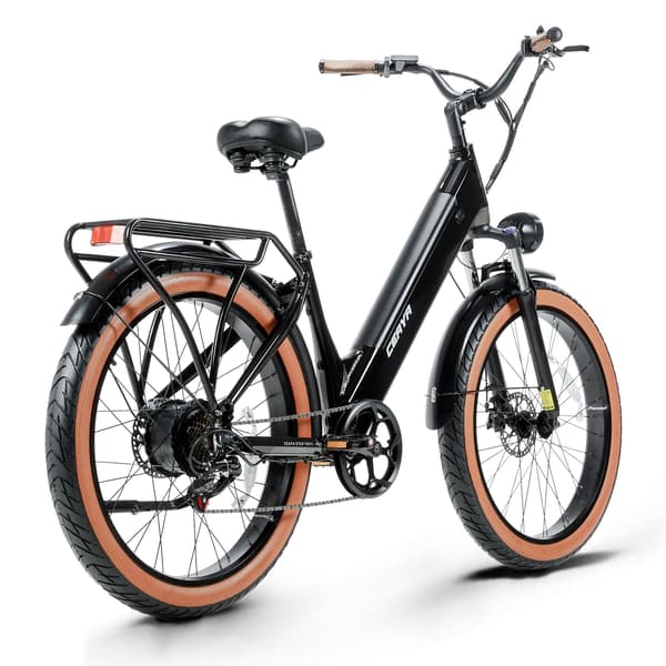 Elcykel 26\" CEAYA AZ26, Step-Through, 960Wh, 7-gear, Sort