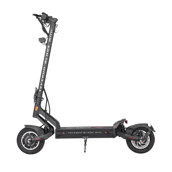 El-løbehjul Teverun Blade Mini Pro, dobbelt motor, NFC-display, sort
