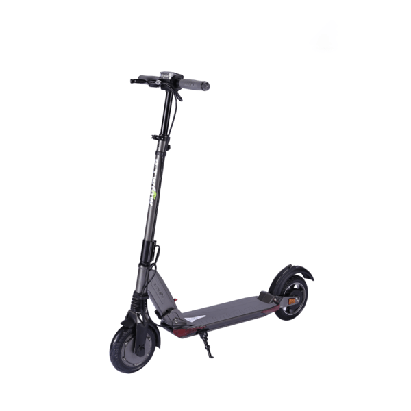 Sammenfoldelig Urban El-Scooter E-TWOW Booster, Ultralet, Affjedring, Grå