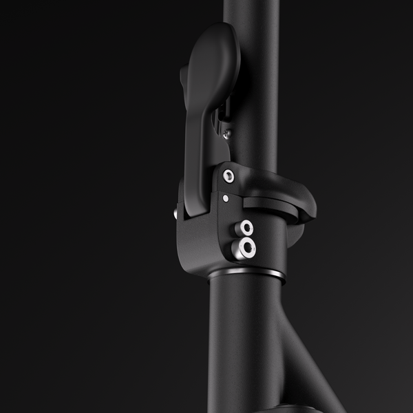El-løbehjul HEZZO G30, 10” solide dæk, app-styring, sort