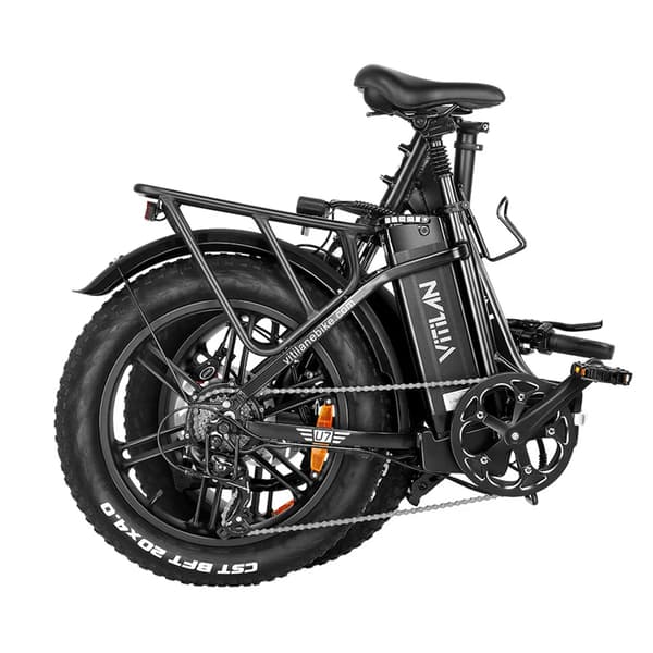 Vitilan U7 2.0 Sammenklappelig Elcykel - 20" - Step-thru - Sort