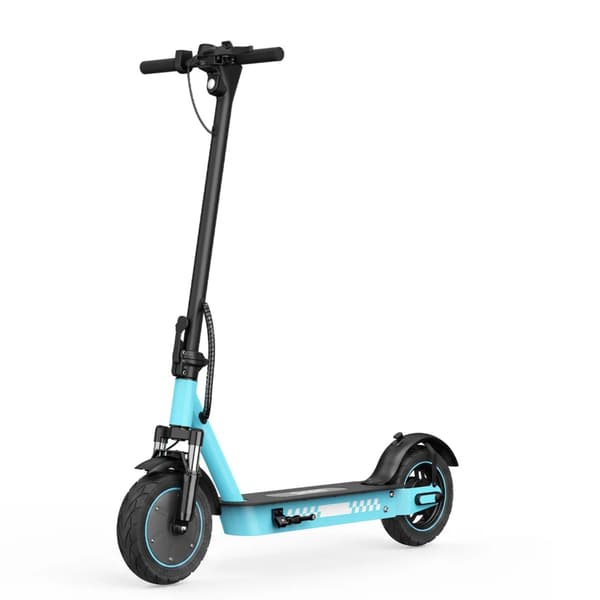 Elsparkcykel HIQIS D9, 10\" bikakehjul, smart appkontroll, blå