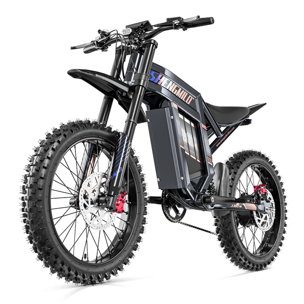Elektrisk terrängcykel Shengmilo S900Pro, 60V 35Ah, 3000W Fullfjädring, Grå