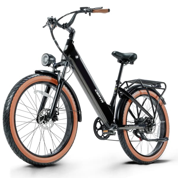Elcykel 26\" CEAYA AZ26, Step-Through, 960Wh, 7-gear, Sort
