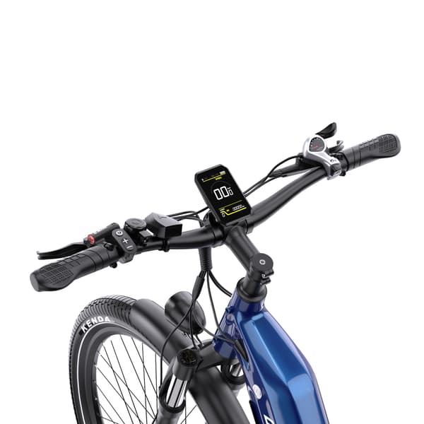 Elcykel för stad OneSport OT05, 27.5", support app, Blå