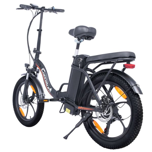 CHEEVALRY C16 20\" Foldbar Elcykel, 250W 48V 16AH, By Pendler E-cykel, Sort