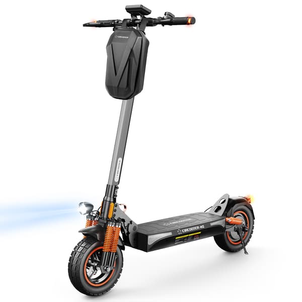 Elscooter Circooter M2, 20 km/h, APP, Väska ingår, Svart