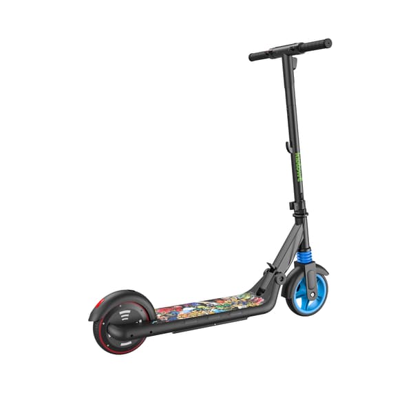 KIDDOWE K2 Elsparkcykel för barn, 12 km räckvidd, 6,5\" solida däck, svart