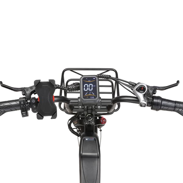 Elcykel SINOHON Delivery, Dubbla batterier Långfärdsleverans E-cykel, Svart