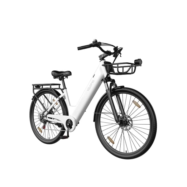 Elcykel 250W Velopro C1PRO, 36V 18Ah, Vit