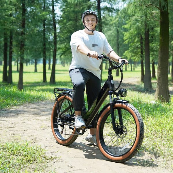 Elcykel 26\" CEAYA AZ26, Step-Through, 960Wh, 7-gear, Sort