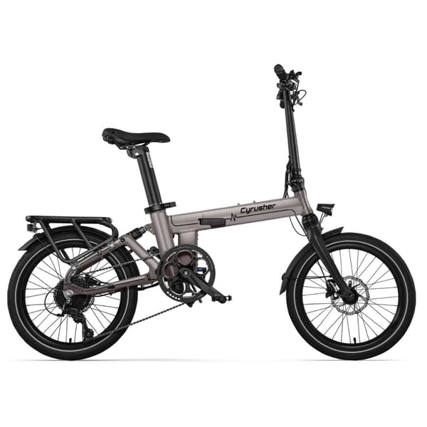 Hopfällbar elcykel Cyrusher Sonder, Grå