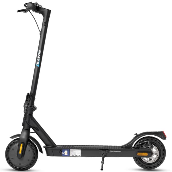 Sammenklappelig El-Scooter Leawin E5 PRO, 8,5" Solide Dæk, App-Kontrol, Sort