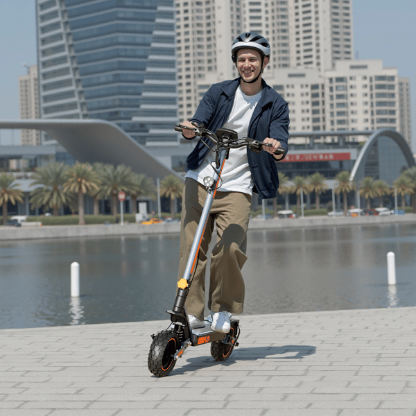 Sammenklappelig El-Scooter IWAFO IS2PRO, Off-Road, Sort
