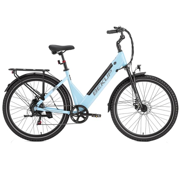 Elcykel BEKUP V28, 28\", 522Wh, 75km räckvidd, Blå