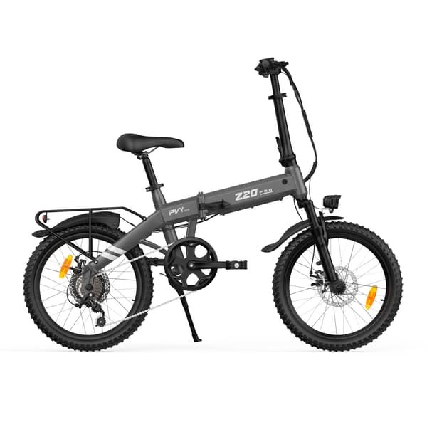 PVY Z20 PRO EVO Lightweight E-Bike with Torque Sensor & 120 km Range, Gray