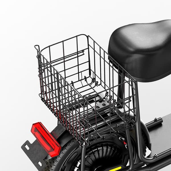 El-scooter til voksne iScooter F7, 16" vinterdæk, foldbar, sort