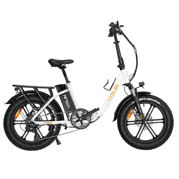 Vitilan U7 2.0 Sammenklappelig Elcykel - 20" - Step-thru - Hvid
