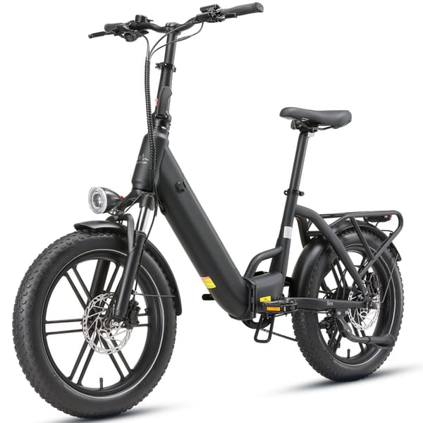 MAXTRON Ilex Foldbar Elcykel 250W, 691Wh, Momentføler, Sort