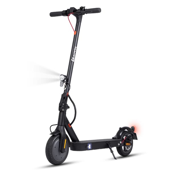El-scooter Leawin E9, maks. 20 km/t, 8,5” solide dæk, foldbar, sort