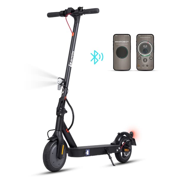 El-scooter Leawin E9, maks. 20 km/t, 8,5” solide dæk, foldbar, sort