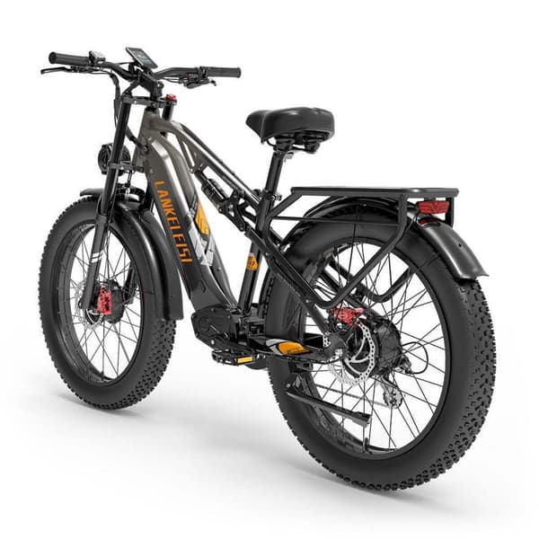 Elcykel LANKELEISI MG800Max, 2000W dubbelmotor, terräng, grå